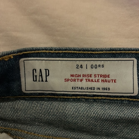 Gap stride jeans size 24 two toned - Picture 4 of 5